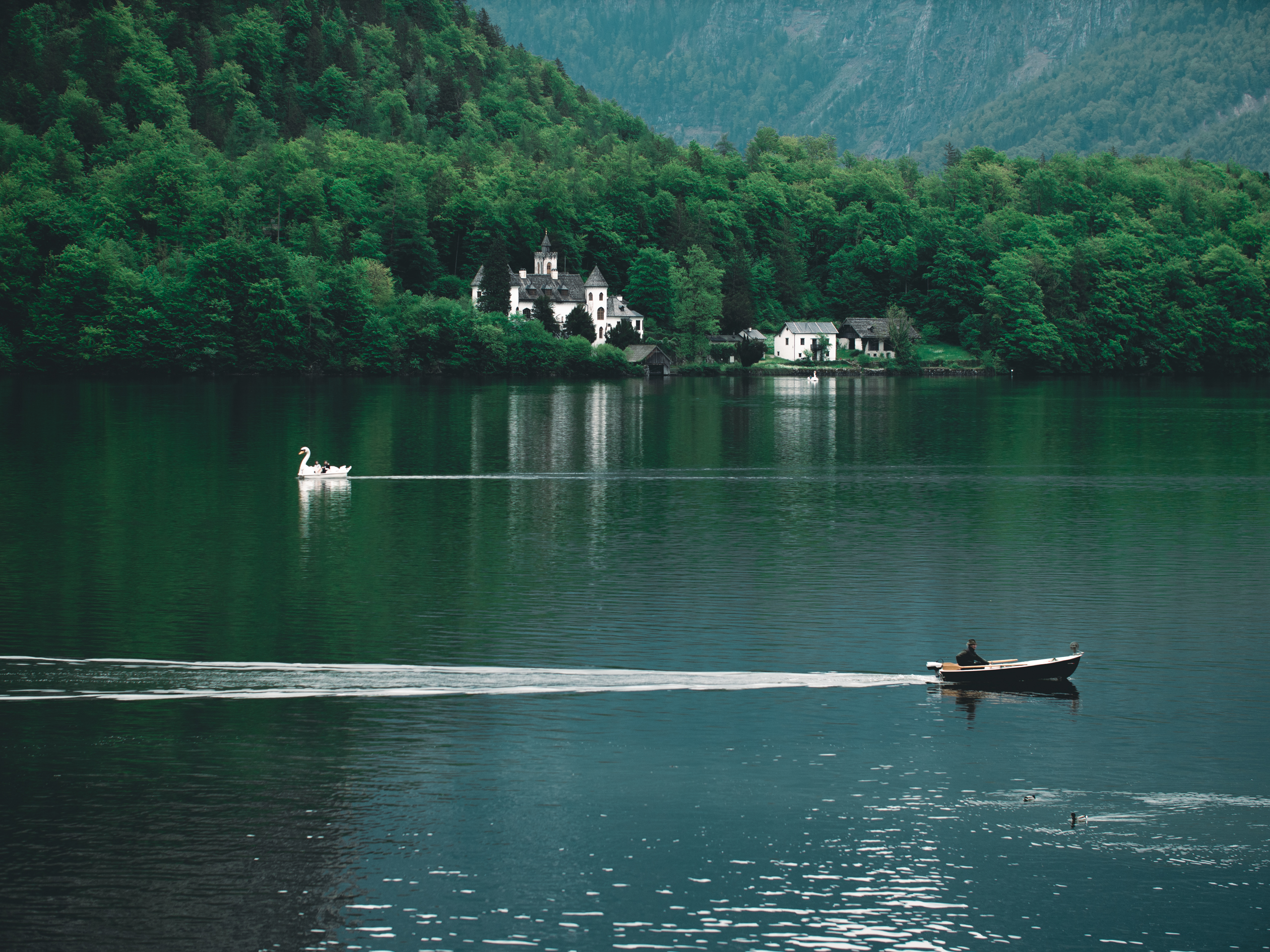 entfernte Motive in Hallstatt