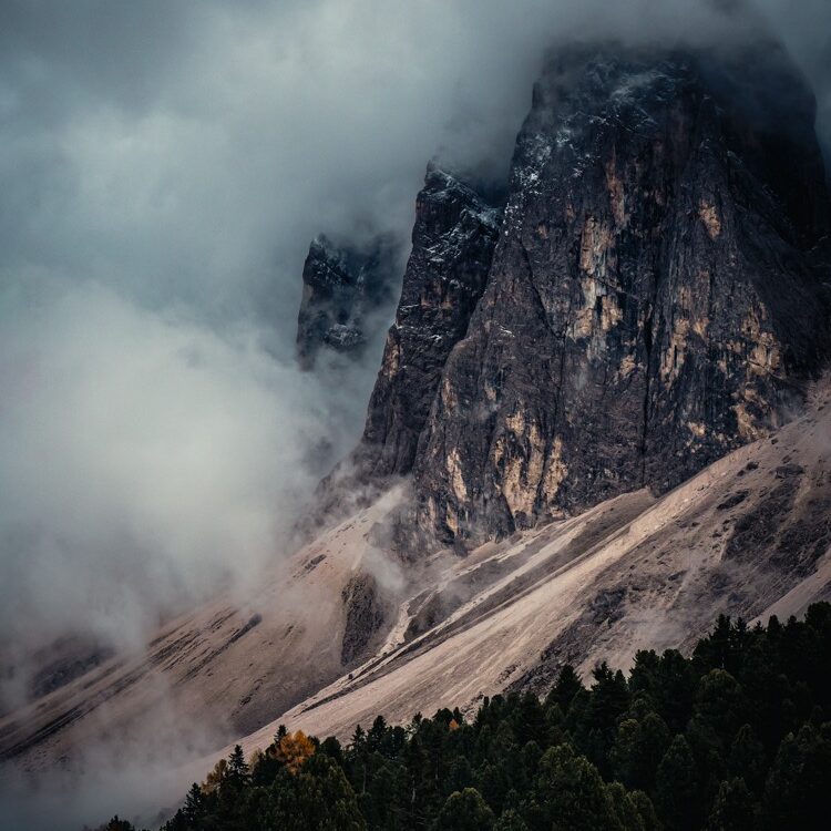 Dolomites Geisler Alm Clouds