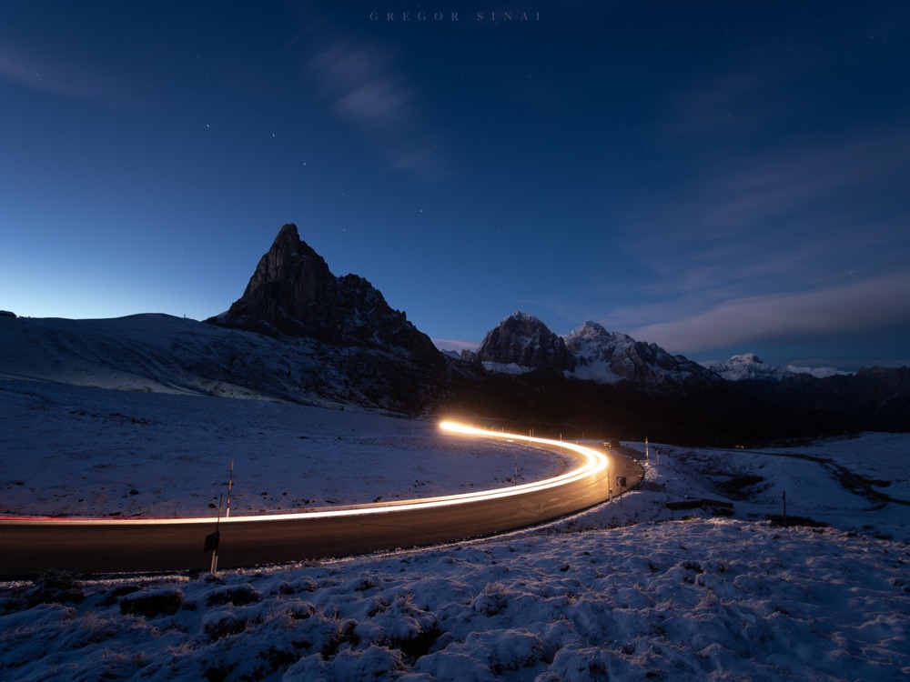 Dolomiten Langzeitbelichtung