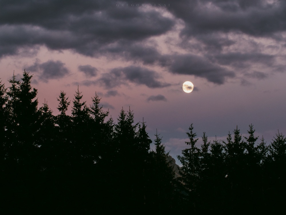 Dolomiten Mond