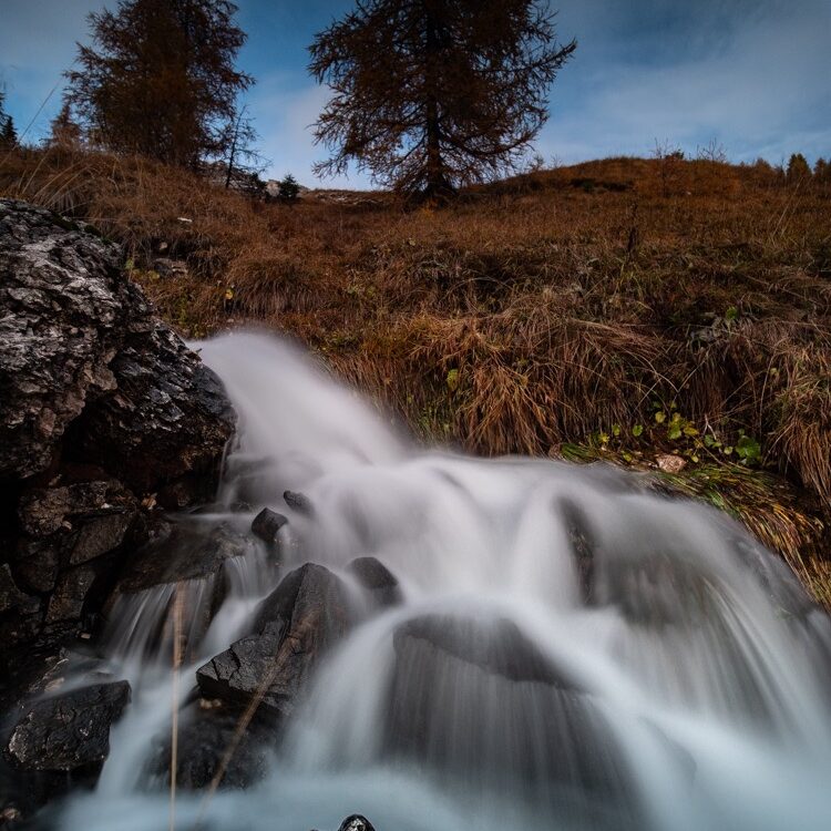 Dolomiten Ra Gusela Waterfall