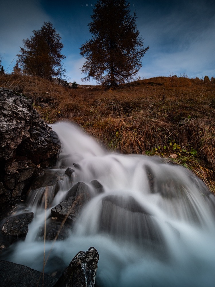 Dolomiten Ra Gusela Waterfall