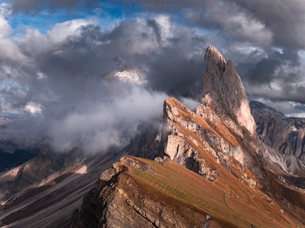 Dolomites Seceda Landschaft